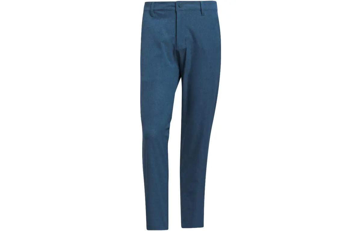 Adidas Knitted Sweatpants Men's Arctic Ocean Blue Moderate Straight Fit Pants