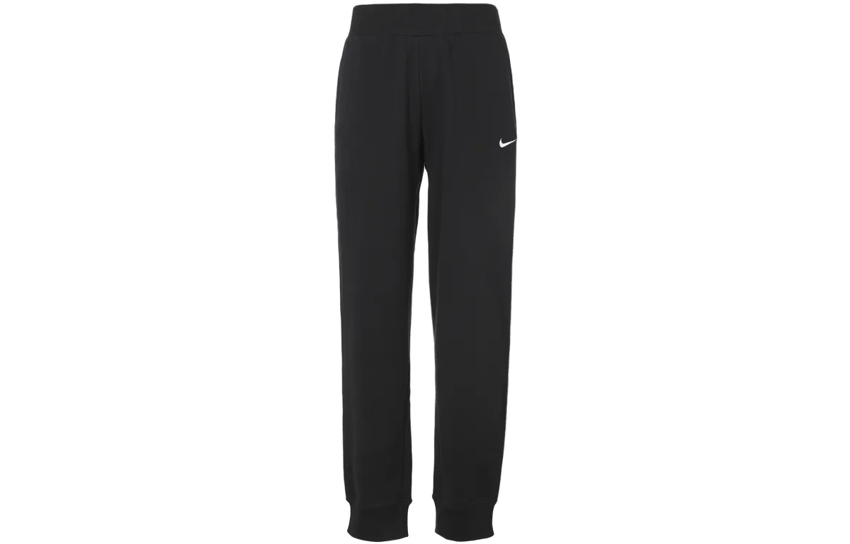 Nike Knitted Sweatpants Men's Black Moderate Cuffed Pants