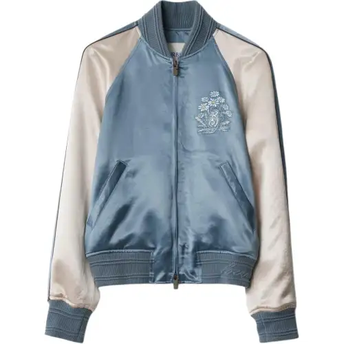 Burberry Daisy embroidered Bomber Jacket