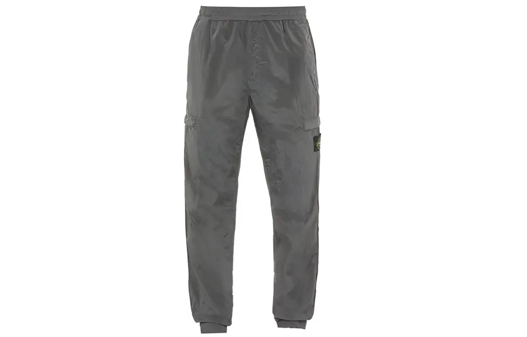 STONE ISLAND SS22 Casual Pants Men's Carbon Black