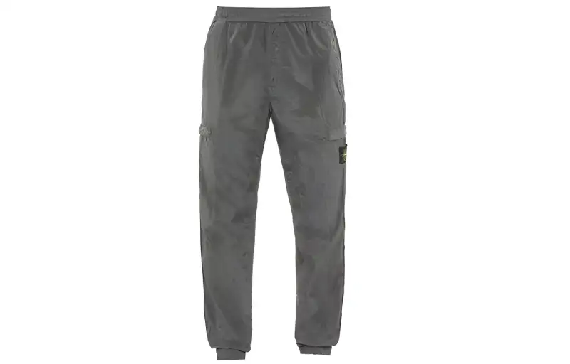 STONE ISLAND SS22 Casual Pants Men's Carbon Black