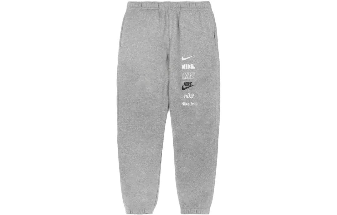 Nike Club Knitted Sweatpants Men's Light Gray