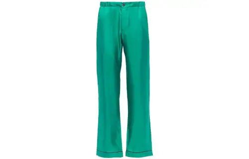 PRADA Casual Pants Men's Jadeite Green Moderate Straight Fit Pants