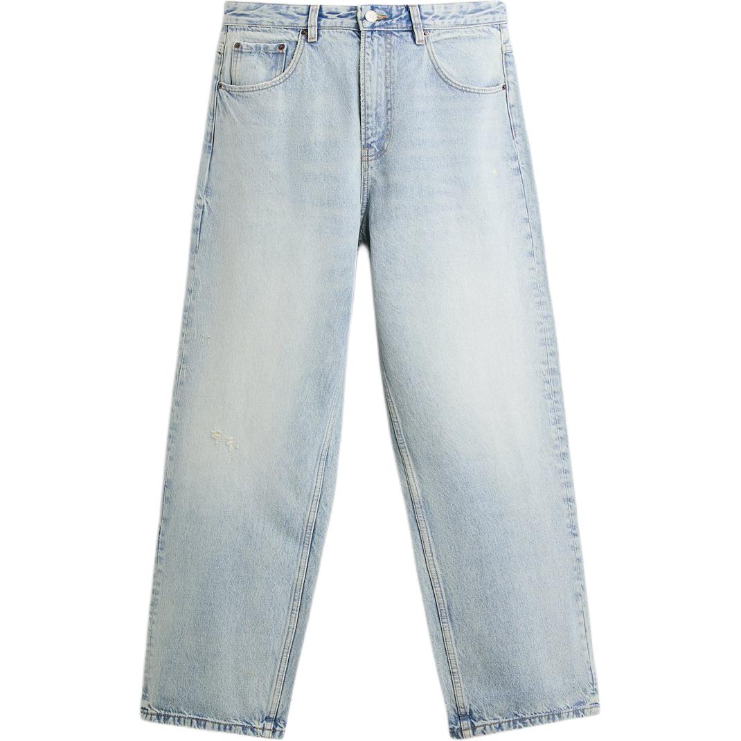 ZARA Jeans Men's Blue Moderate Straight Fit Pants