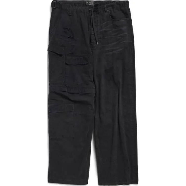 Balenciaga Cargo Pants Regular Men's Black