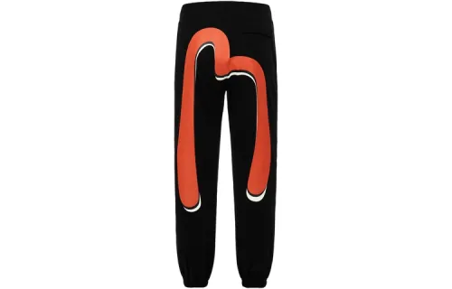 EVISU SS23 Sweatpants Men's Black