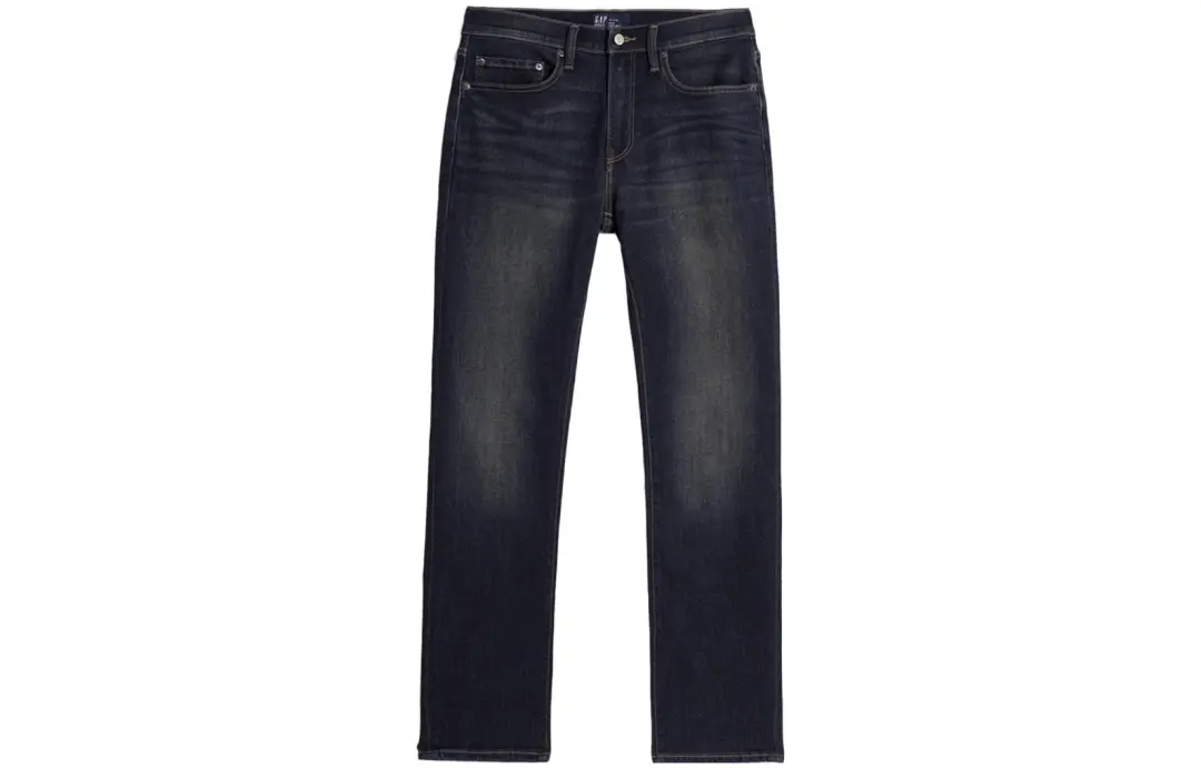 GAP Jeans Men's Dark Blue Moderate Straight Fit Pants