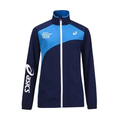 ASICS Jackets Unisex Dark Blue Stand Collar Moderate Other