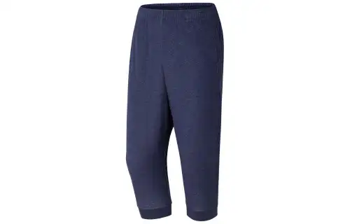 ANTA Knitted Sweatpants Men's Blue Heather Gray Moderate Cuffed Pants