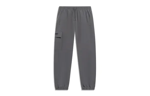 Li Ning Sports Life Collection Knitted Sweatpants Men's Road Gray