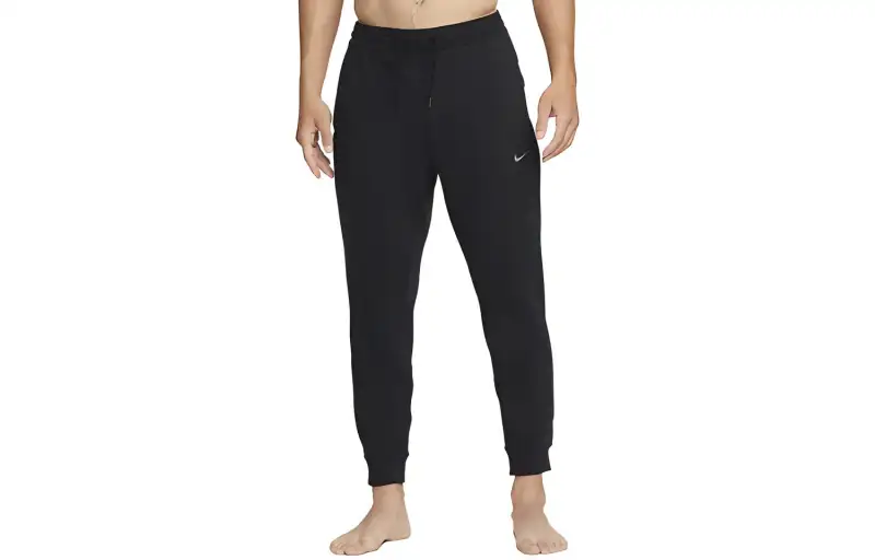 Nike Knitted Sweatpants Men's Black Moderate Cuffed Pants