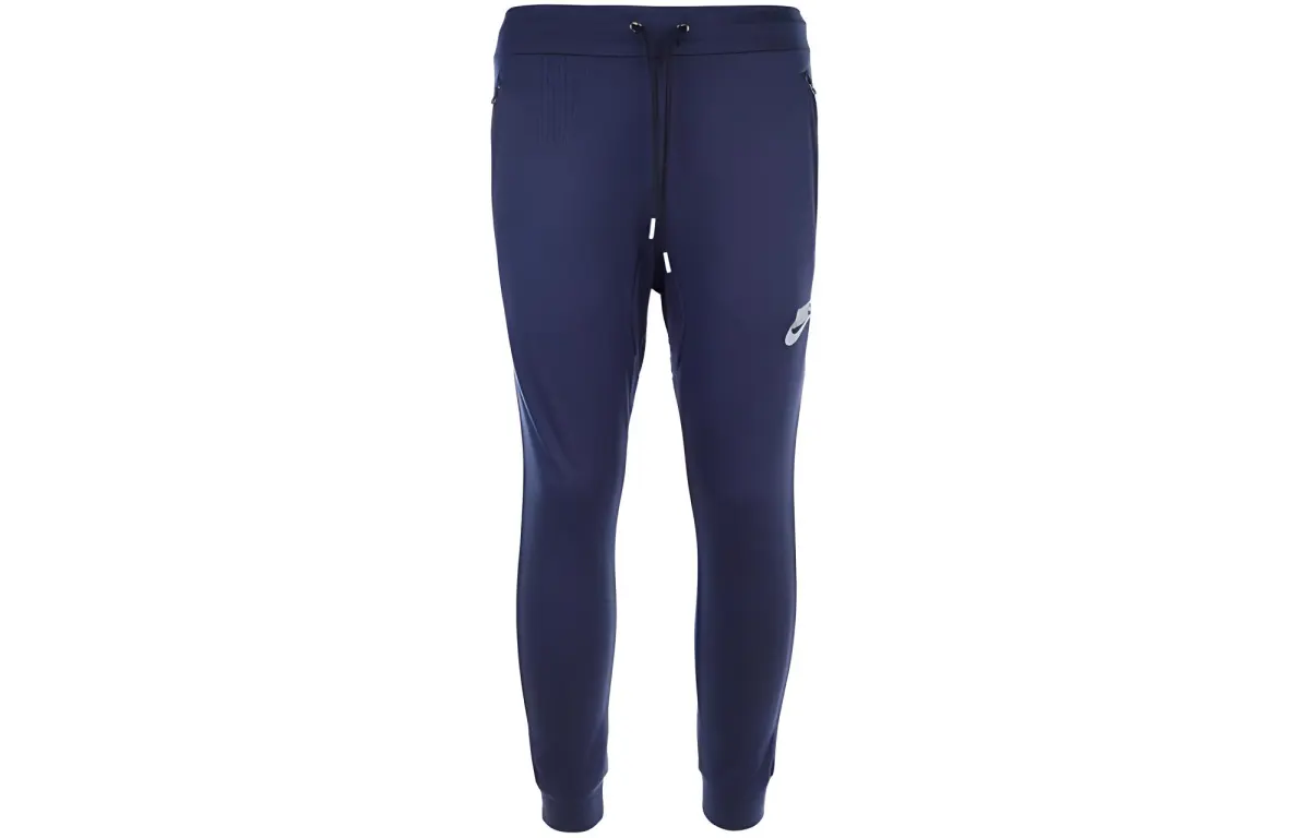 Nike Sports Life Collection Knitted Sweatpants Men's Black Blue
