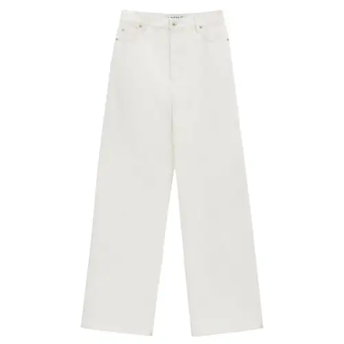 LOEWE Jeans Men's White Moderate Straight Fit Pants