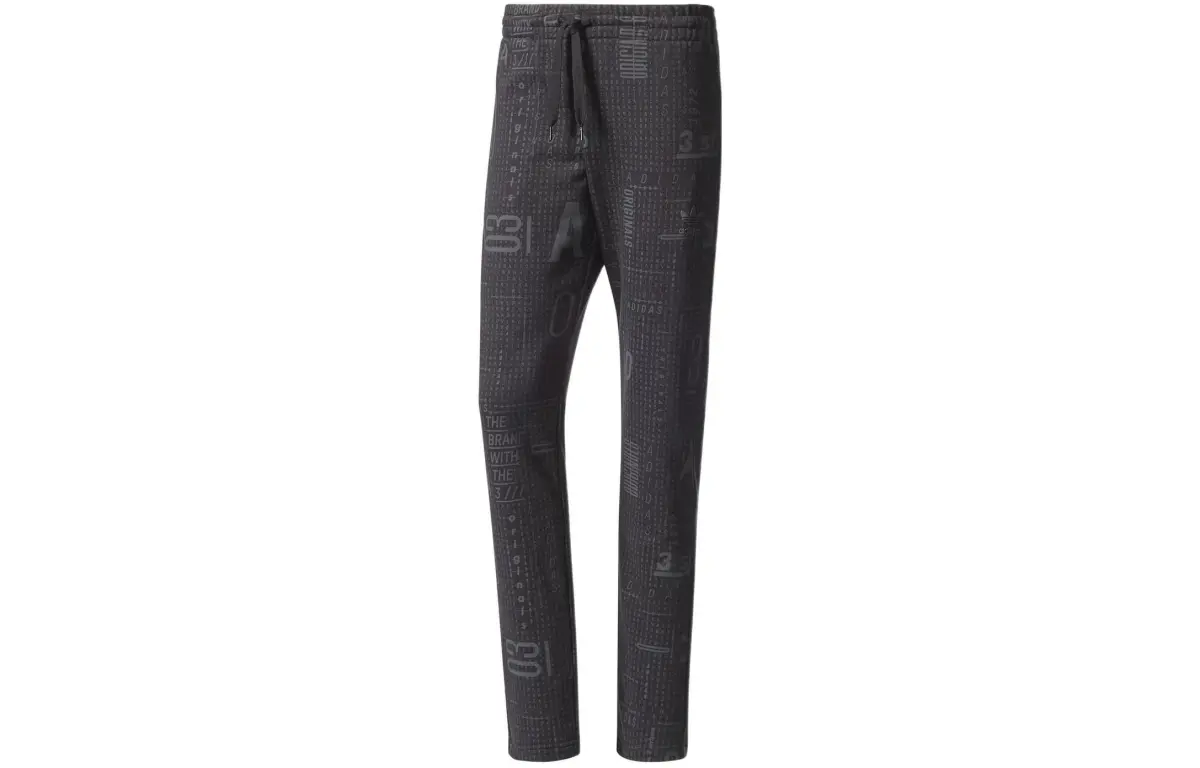 Adidas Originals Subtle Aop Sp Knitted Sweatpants Men's Black