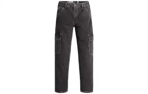 Levis Jeans Men's Black Moderate Straight Fit Pants