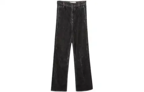 LOEWE Jeans Men's Black Moderate Straight Fit Pants
