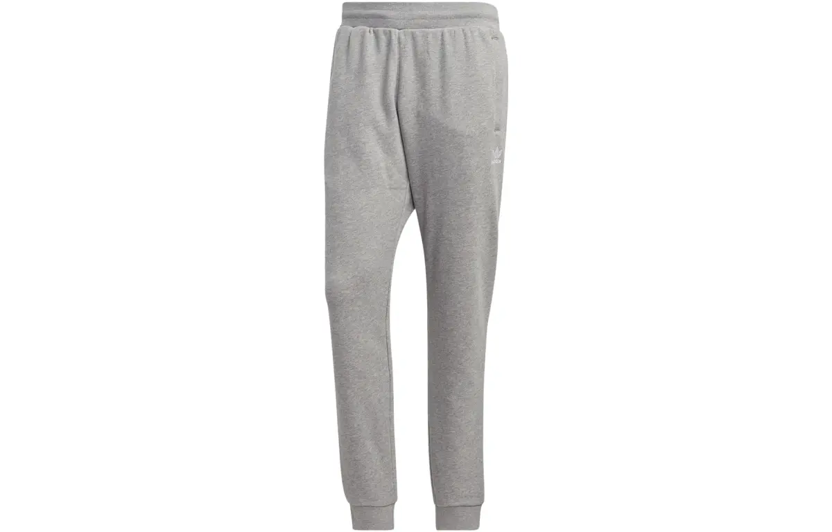Adidas Originals Trefoil Knitted Sweatpants Men's Medium Heather Gray Moderate Cuffed Pants