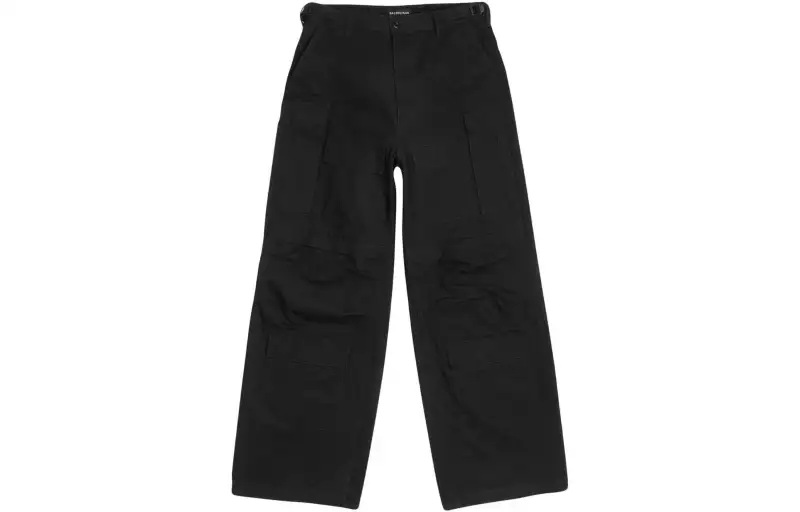 Balenciaga FW22 Casual Pants Loose Fit Men's Black