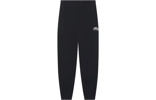 Balenciaga Knitted Sweatpants Men's Black Moderate Cuffed Pants