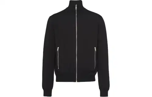 PRADA Logo Plaque Reversible Jacket