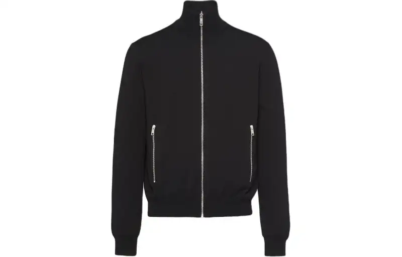 PRADA Logo Plaque Reversible Jacket