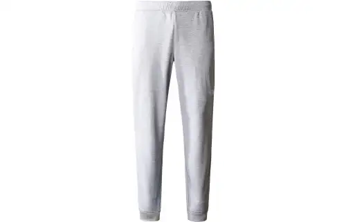 THE NORTH FACE Knitted Sweatpants Men's Light Gray Moderate Cuffed Pants
