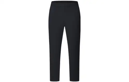 FILA Knitted Sweatpants Men's Black Moderate Straight Fit Pants