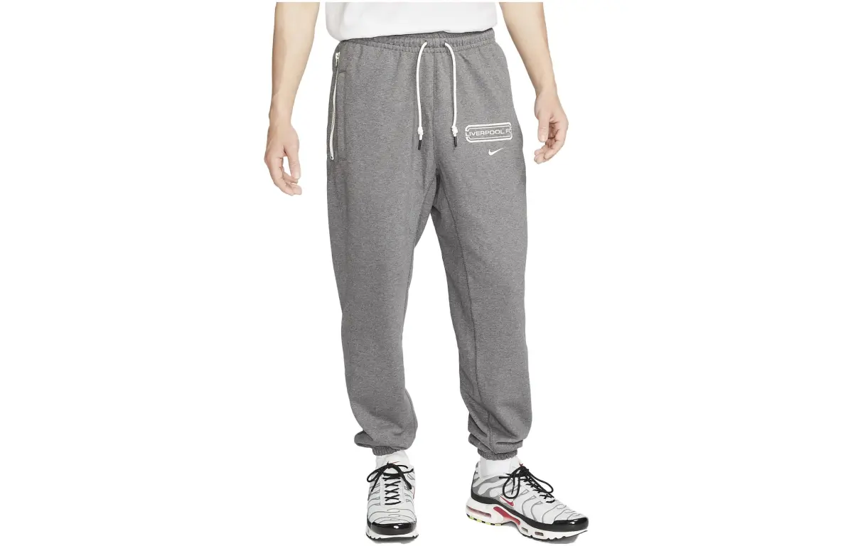 Nike Knitted Sweatpants Men's Gray Moderate Other