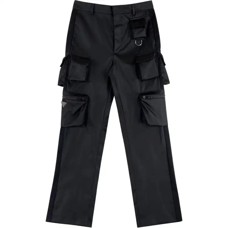 PRADA SS24 Cargo Pants Men's Black