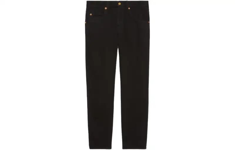 GUCCI Horsebit Detail Straight Leg Jeans