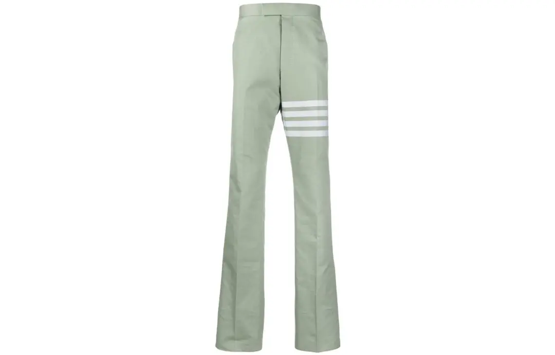 THOM BROWNE 4 Bar Stripe Cropped Tailored Trousers