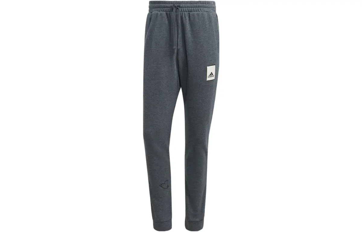 Adidas Knitted Sweatpants Men's Dark Gray