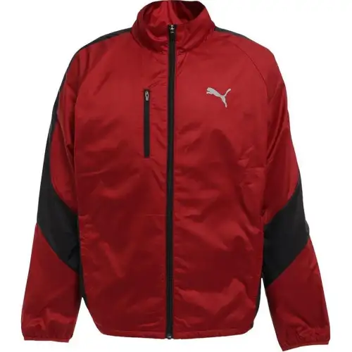 PUMA Jackets Men's Red Stand Collar Moderate Other