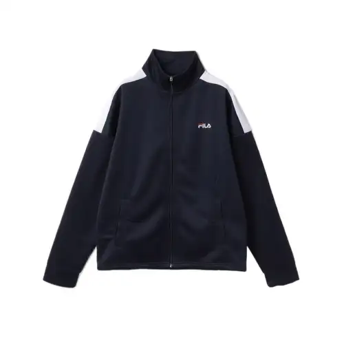 FILA Jackets Men's Black Stand Collar Moderate Other