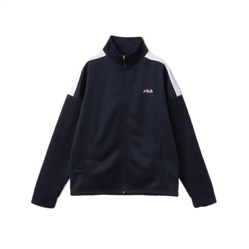 FILA Jackets Men's Black Stand Collar Moderate Other