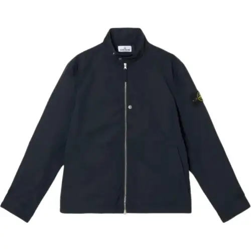 STONE ISLAND Logo Patch Zipped Jacket