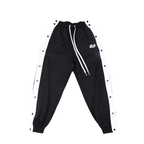 Slamble Knitted Sweatpants Unisex Moderate Snap Button Pants