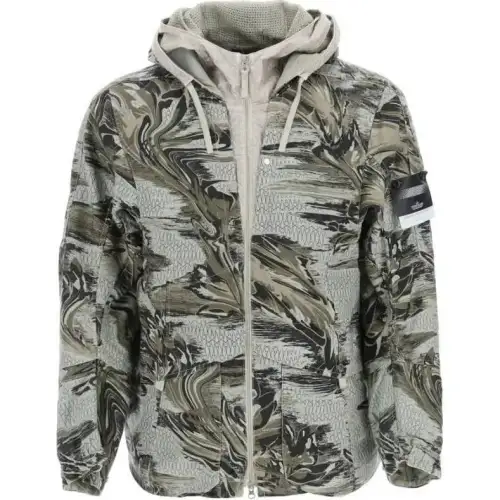STONE ISLAND Jackets & Coats Men's Green