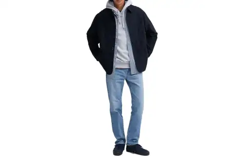 UNIQLO Jeans Unisex Sky Blue Moderate Straight Fit Pants