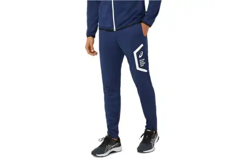 Asics Knitted Sweatpants Men's Blue