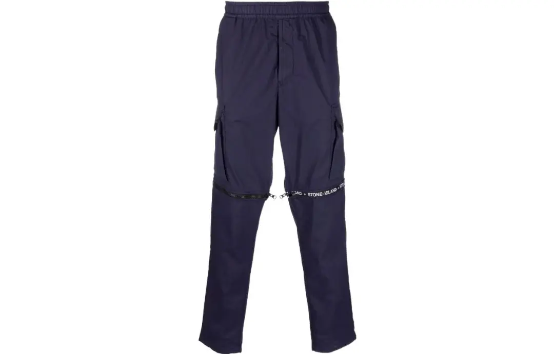 STONE ISLAND SS22 Casual Pants Men's Blue