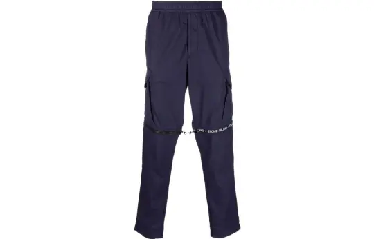 STONE ISLAND SS22 Casual Pants Men's Blue