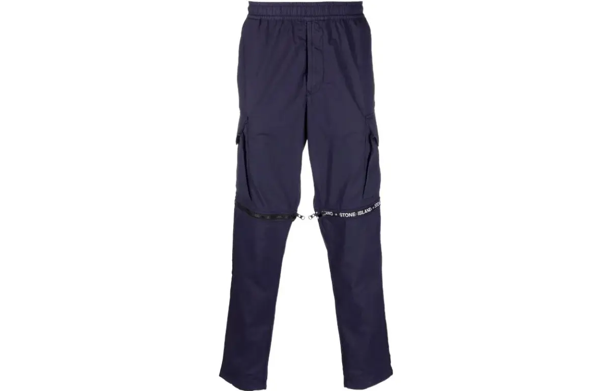 STONE ISLAND SS22 Casual Pants Men's Blue