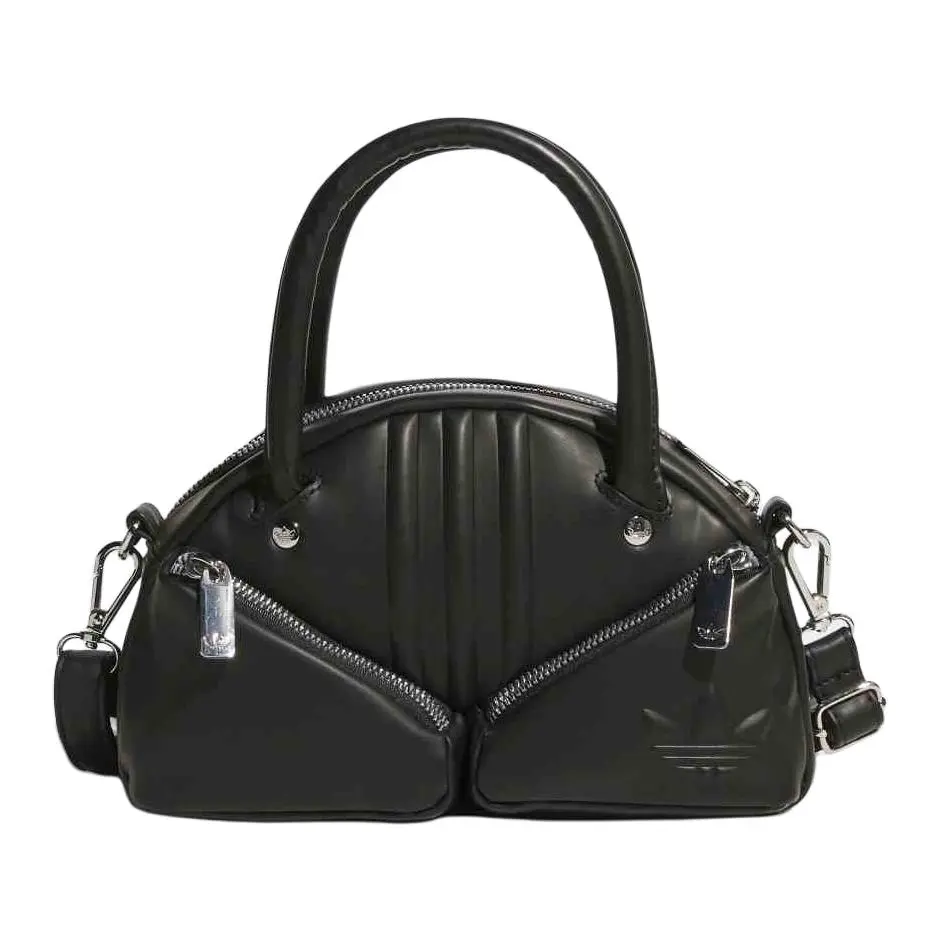 Adidas Originals Trefoil Pu One Shoulder Handbag Small Women's Black