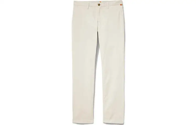Timberland Casual Pants Men's White Moderate Straight Fit Pants