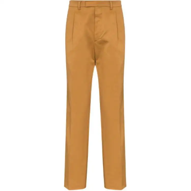 PRADA Casual Pants Men's Khaki Moderate Straight Fit Pants