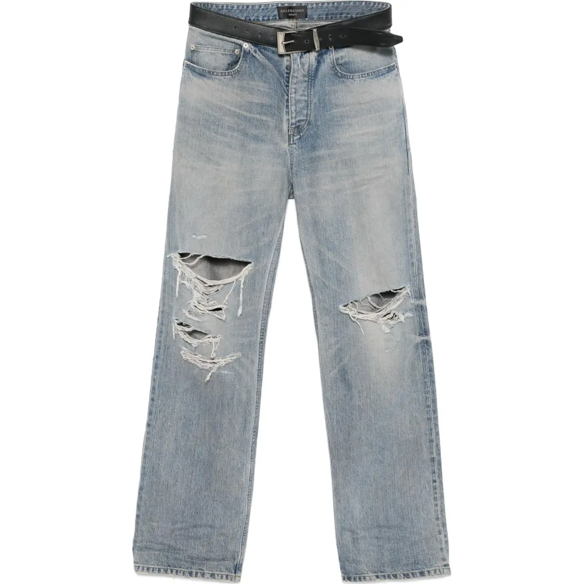 Balenciaga Jeans Regular Fit Men's Light Blue