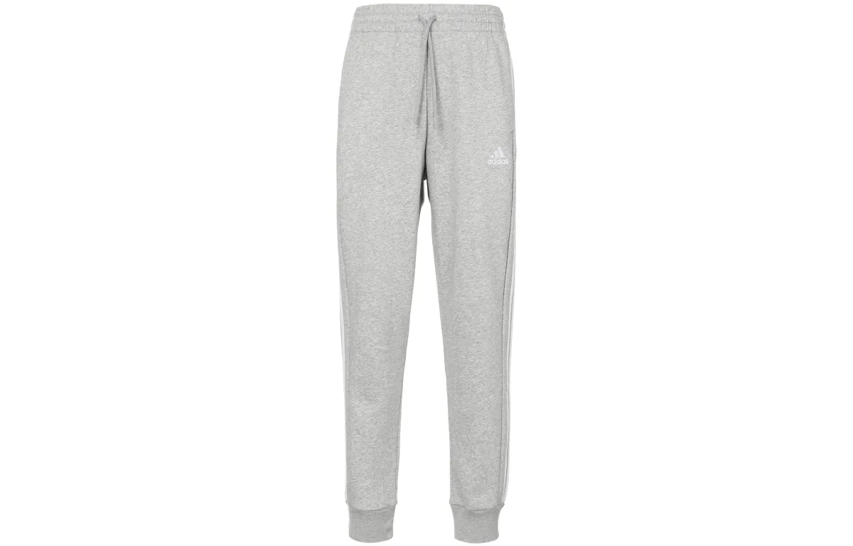 Adidas Essentials Fleece 3 Stripes Tapered Cuff Pants