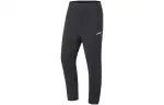 Li Ning Fitness Series Knitted Sweatpants Men's Black Thickened Straight Fit Pants