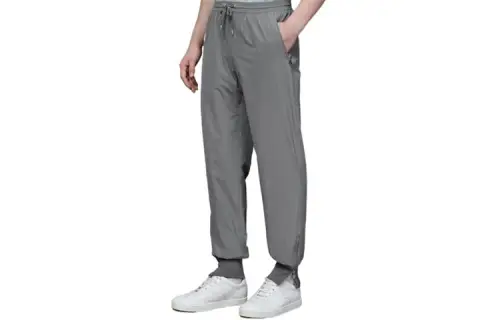 HERMES Knitted Sweatpants Men's Gray Moderate Other